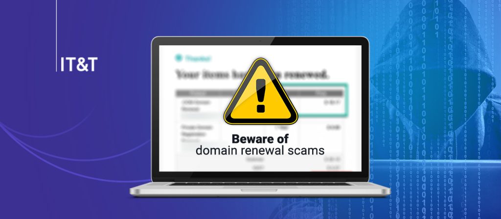 Beware of domain renewal scams