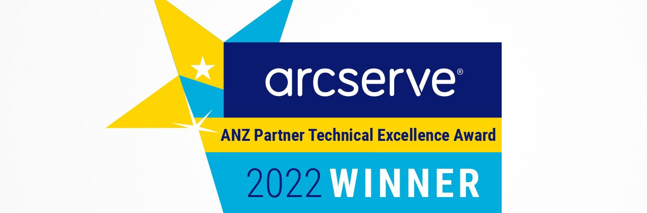 Arcserve ANZ Partner Technical Excellence Award