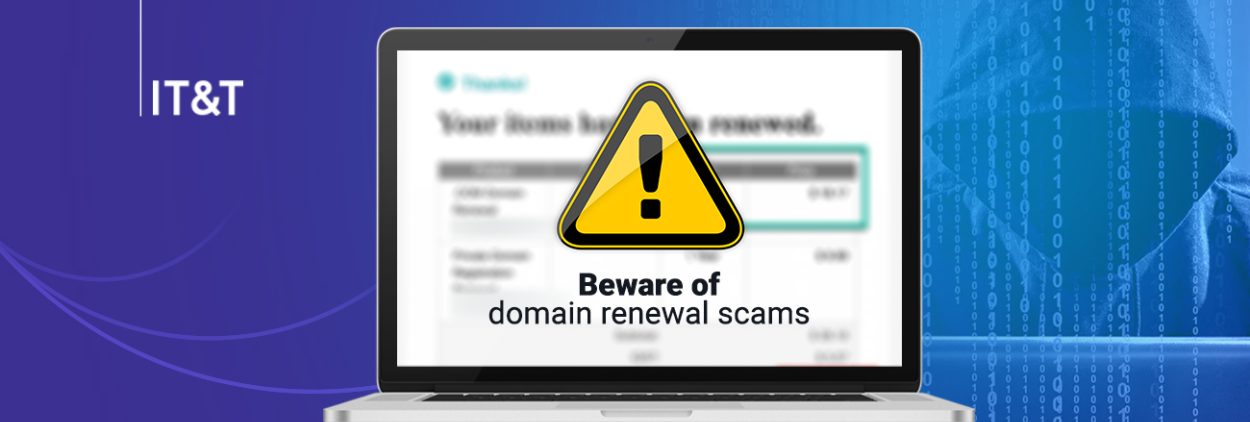 Beware of domain renewal scams