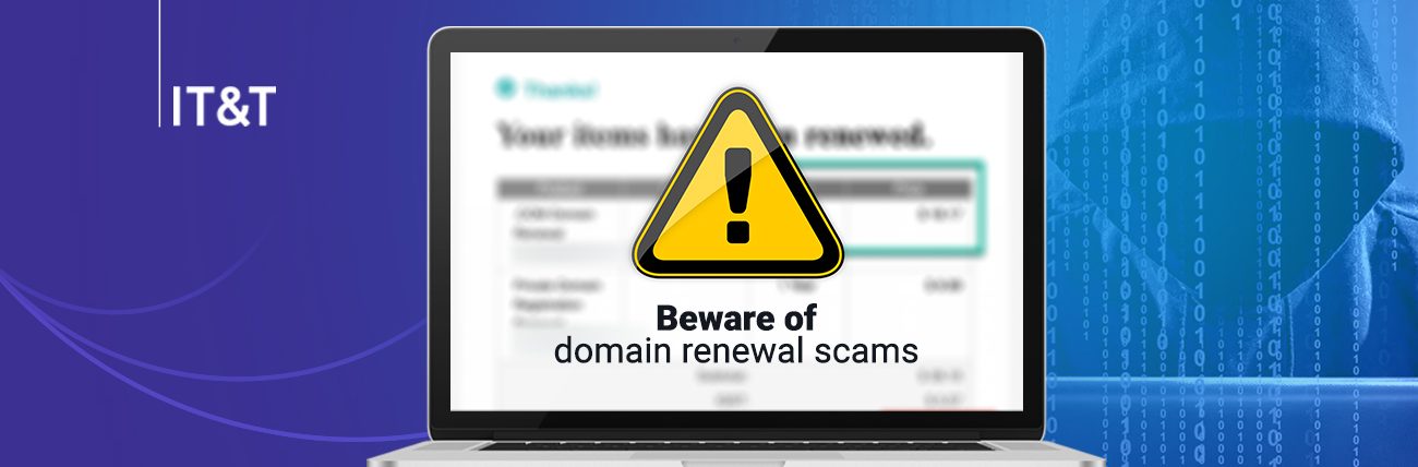 Beware of domain renewal scams
